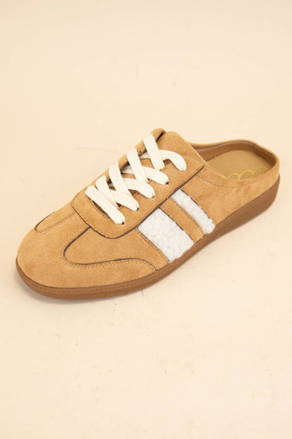 Camel Slip On Sneakers