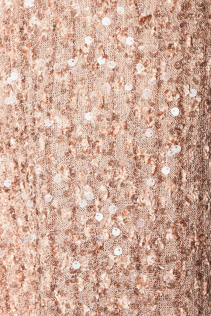 Rose Open Back Sequin Dress
