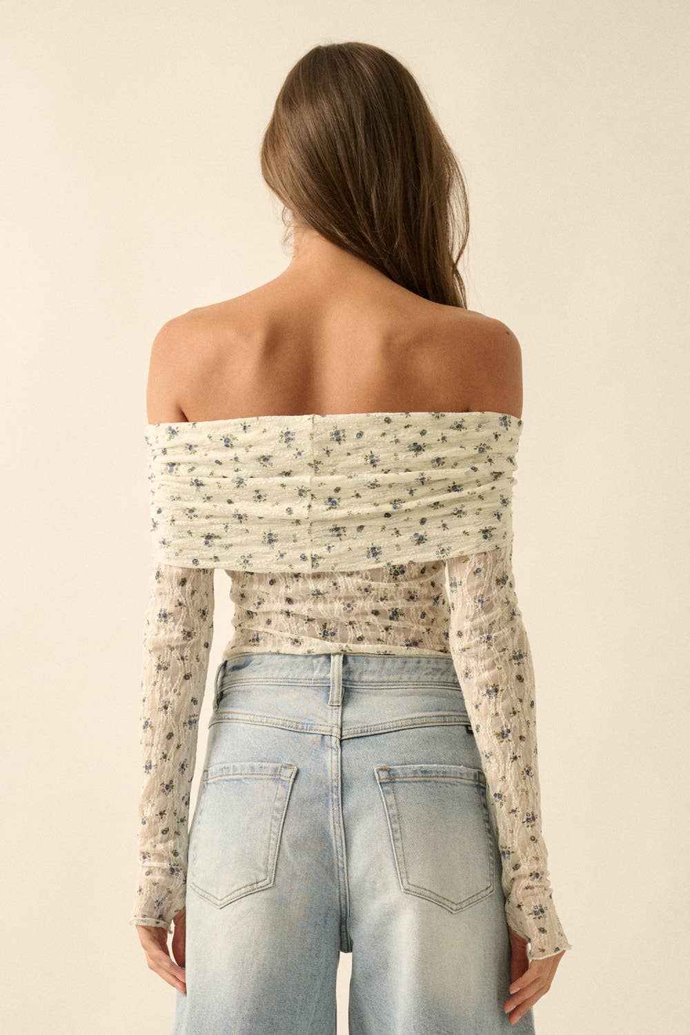 Ditsy Lace Bodysuit