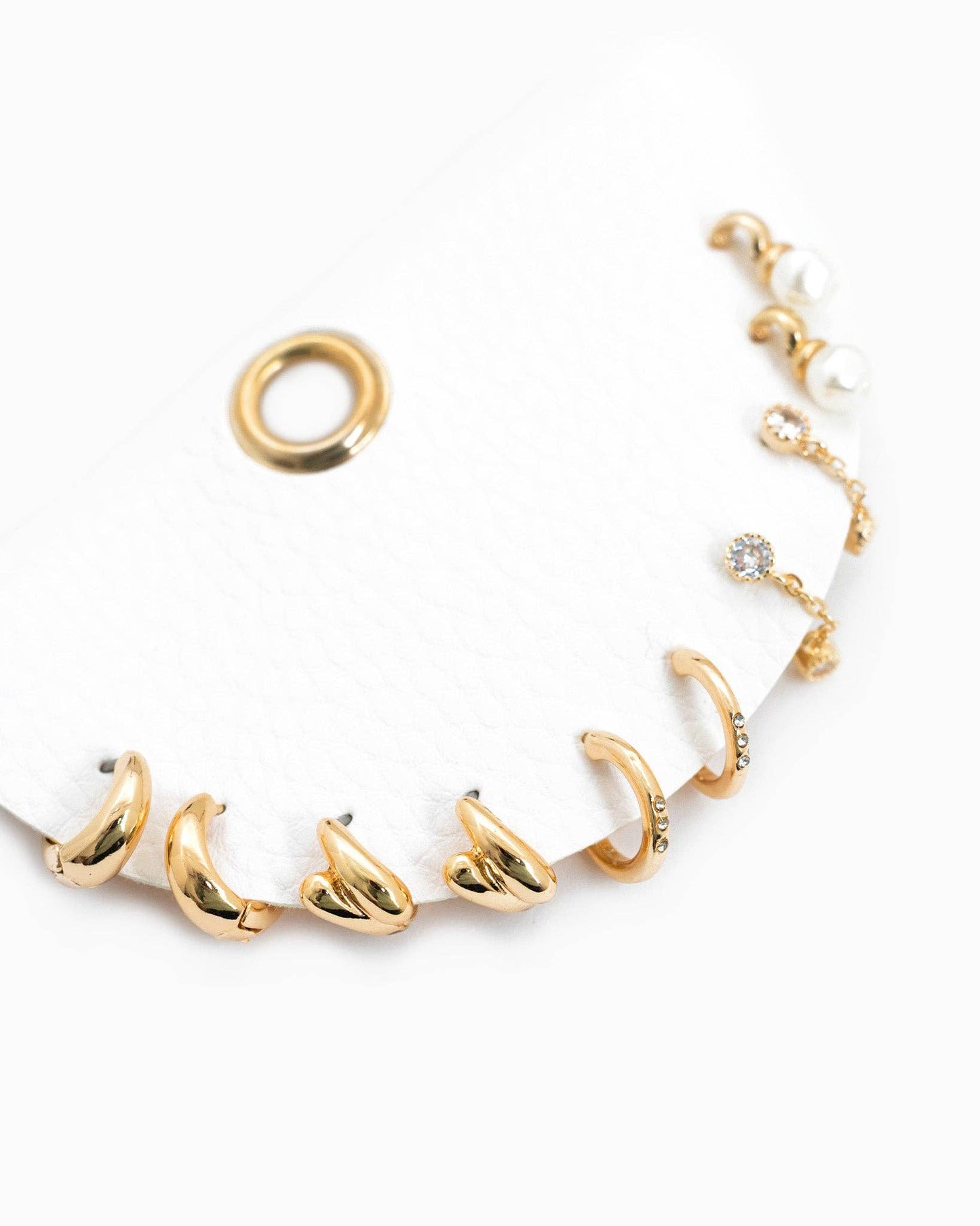 Gold Dainty Earring set