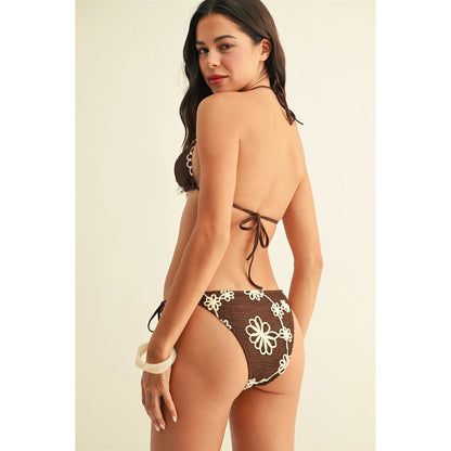 Mocha Daisy Bikini