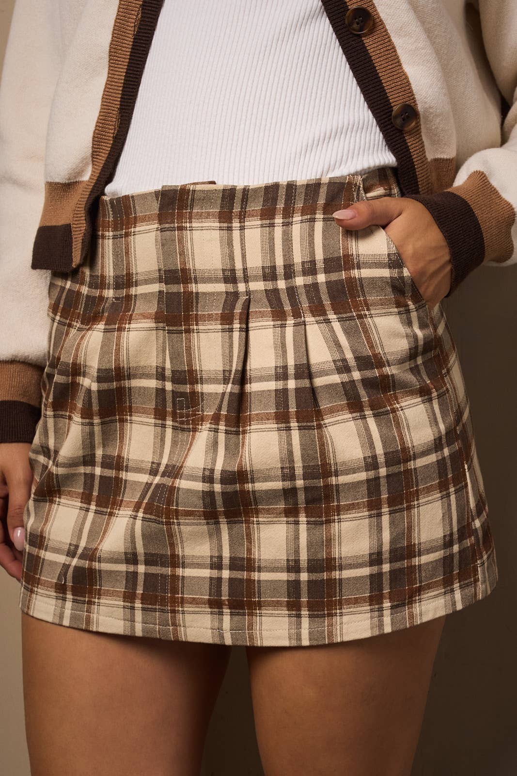 Harvest Plaid Skirt