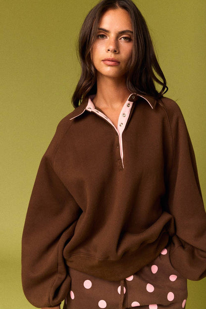 Cocoa & Blush Pullover