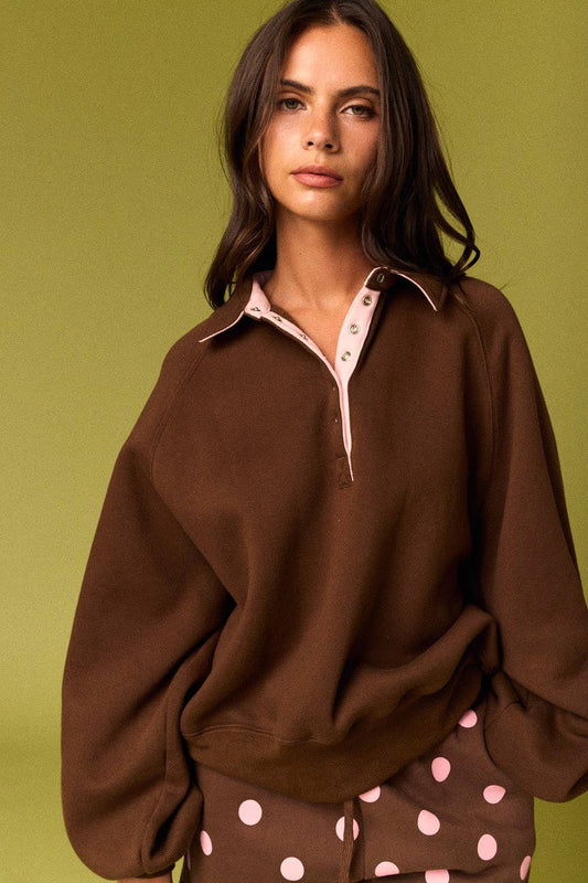 Cocoa & Blush Pullover