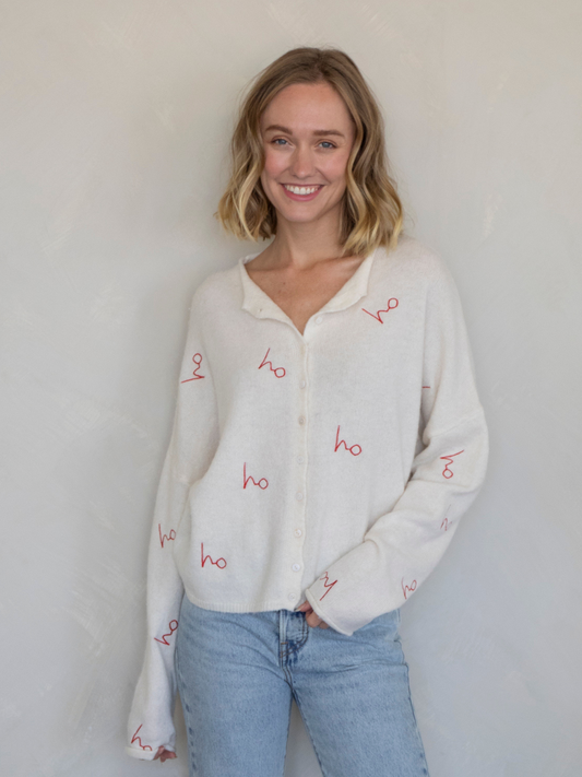 Ho Ho Ho Cardigan
