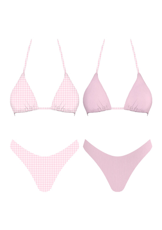 Baby Pink Reversible Bikini