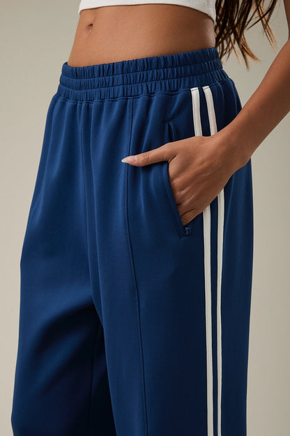 Navy Stripe Pants