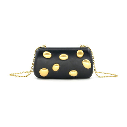 Gold Pebble Clutch