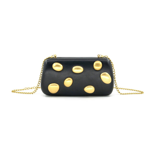 Gold Pebble Clutch