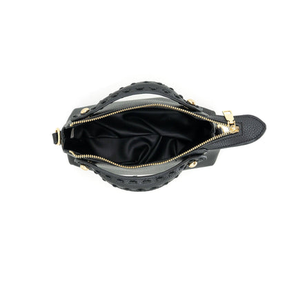 Black Top Handle Crossbody