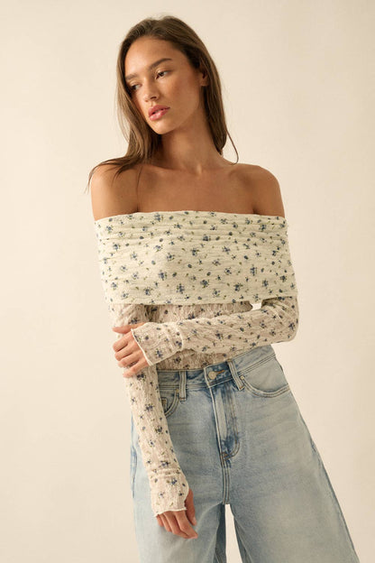 Ditsy Lace Bodysuit