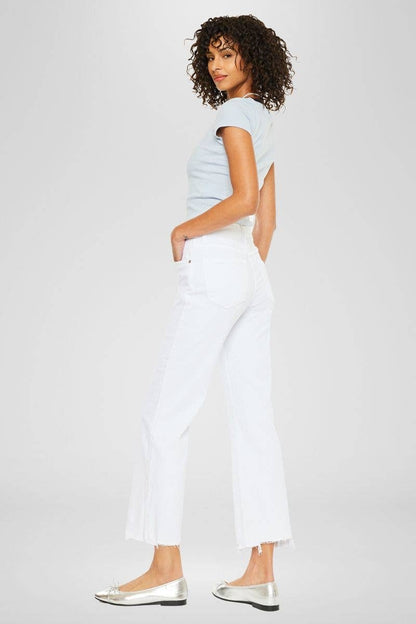 White Denim- Slim Wide Leg