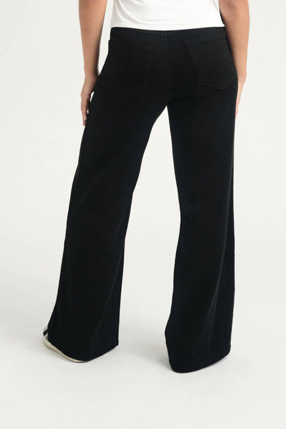 Better Butter Wide Leg Jean in Black