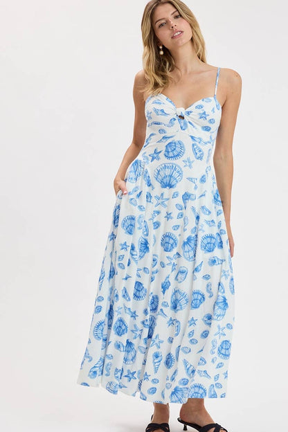 Shell Print Maxi