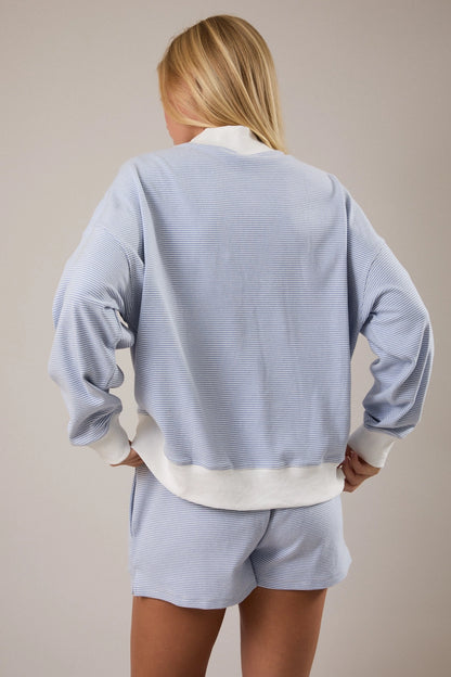 Soft Shore Mock Neck Set