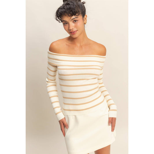 Sandstone Stripe Top