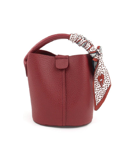 Red Daily Bucket Bag