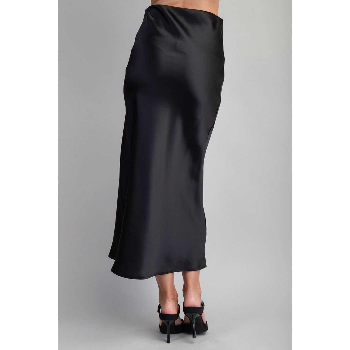 Eve Midi Skirt- Black