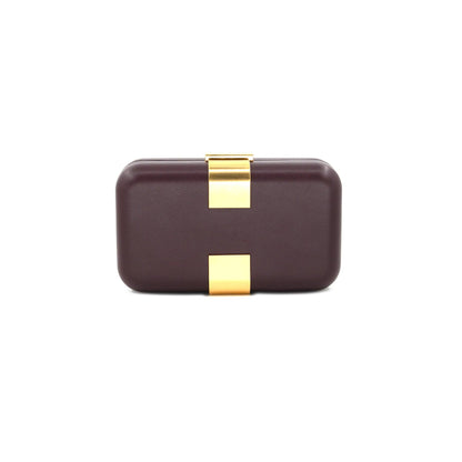 Burgundy Clutch
