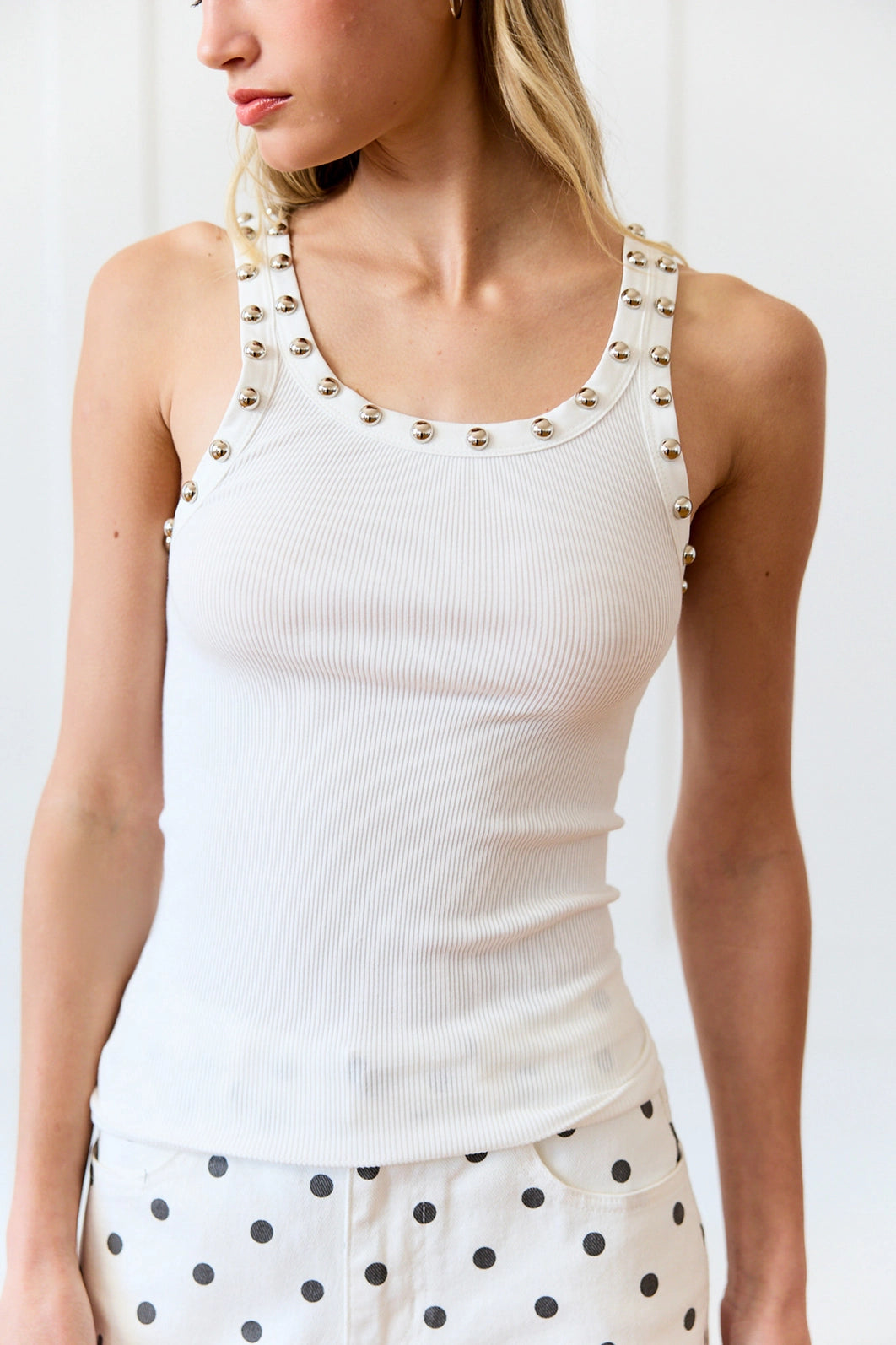 Downtown Studded Tank
