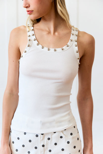 Downtown Studded Tank